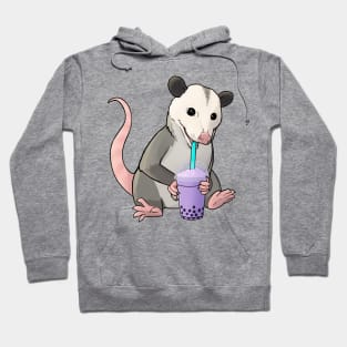 Possum with bubble tea Hoodie